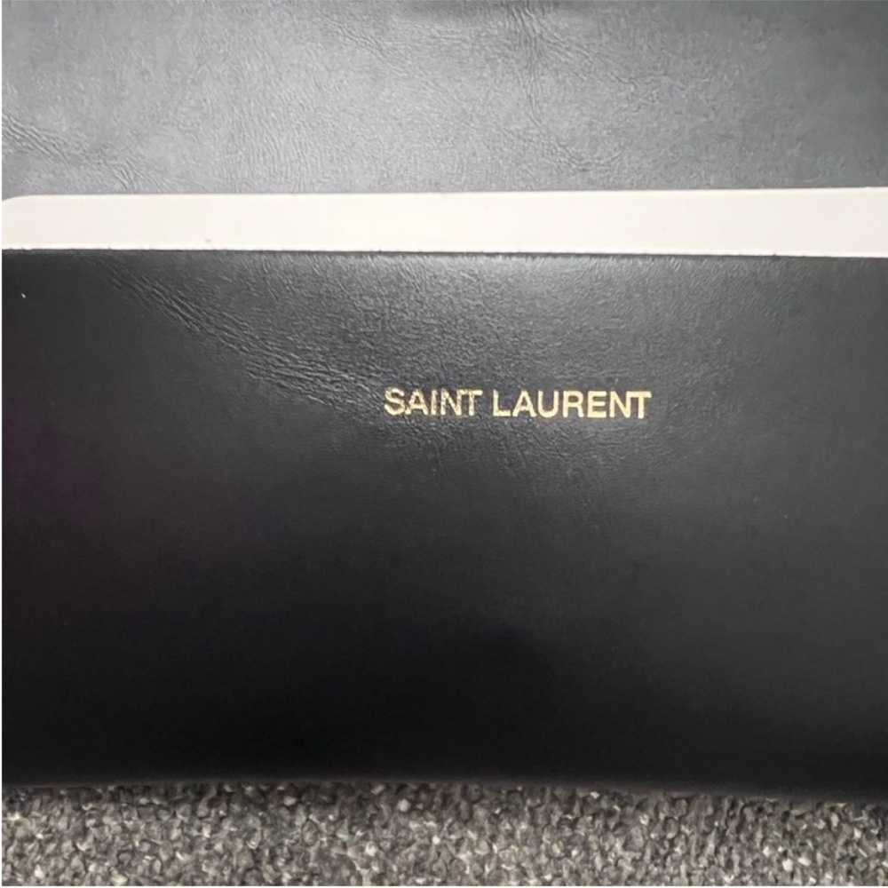 Saint Laurent Black Sunglasses Case only - Picture 3 of 4
